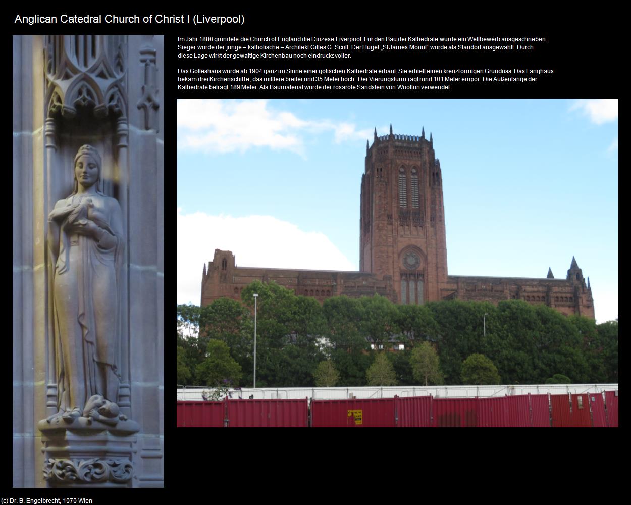 Anglican Catedral Church of Christ I   (Liverpool, England) in Kulturatlas-ENGLAND und WALES