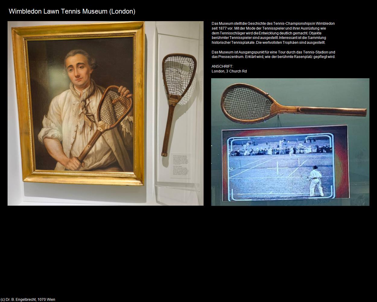 Wimbledon Lawn Tennis Museum (London, England) in Kulturatlas-ENGLAND und WALES