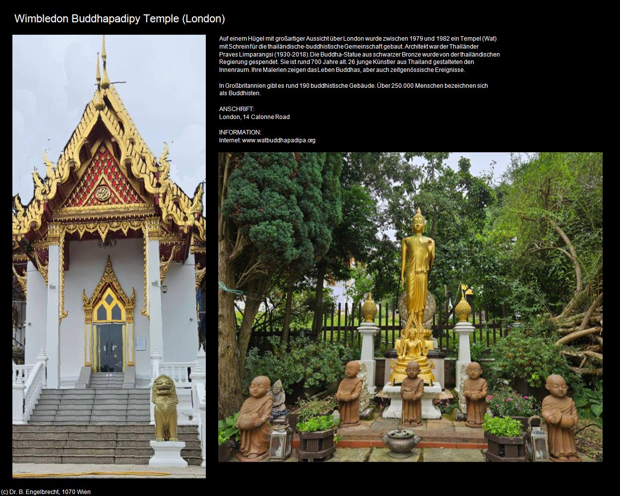 Wimbledon Buddhapadipy Temple (London, England) in Kulturatlas-ENGLAND und WALES