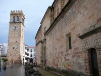 Torre del Reioj und Iglesia Parroquial de Sta. Maria (Andujar)