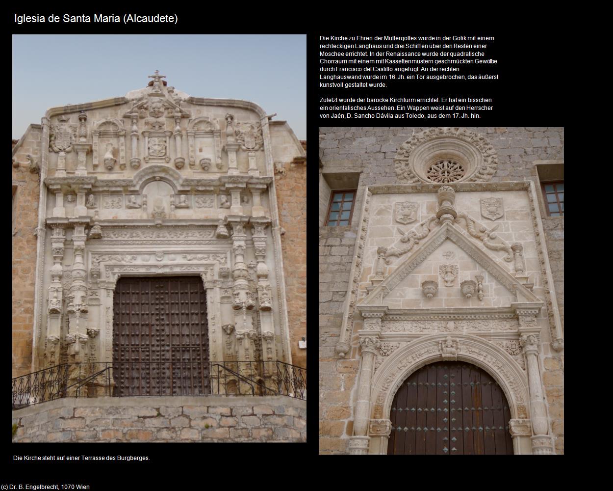 Iglesia de Santa Maria (Alcaudete) in Kulturatlas-SPANIEN-ANDALUSIEN