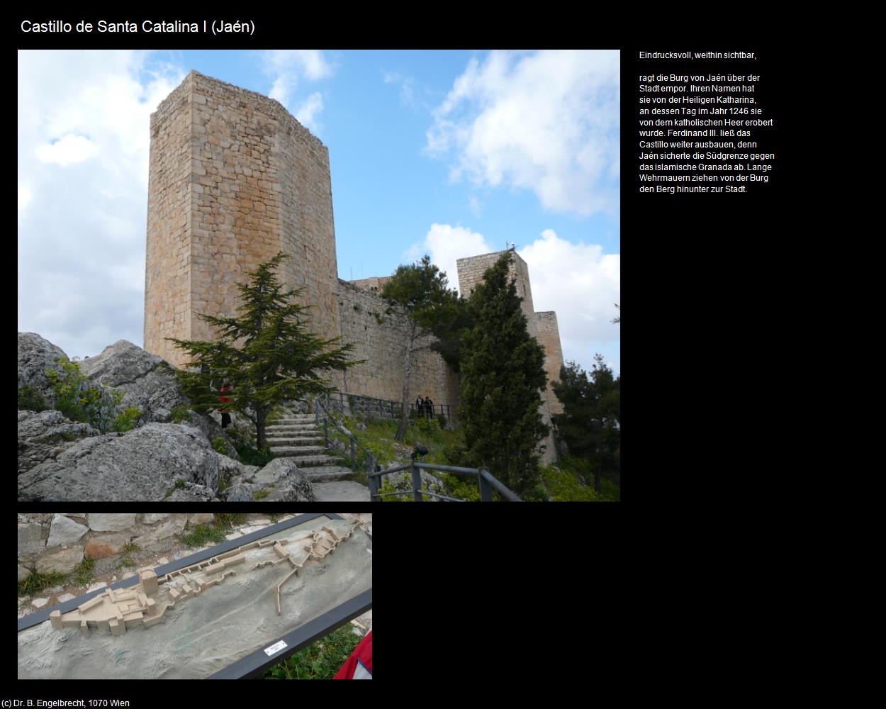 Castillo de Santa Catalina I (Jaén) in Kulturatlas-SPANIEN-ANDALUSIEN