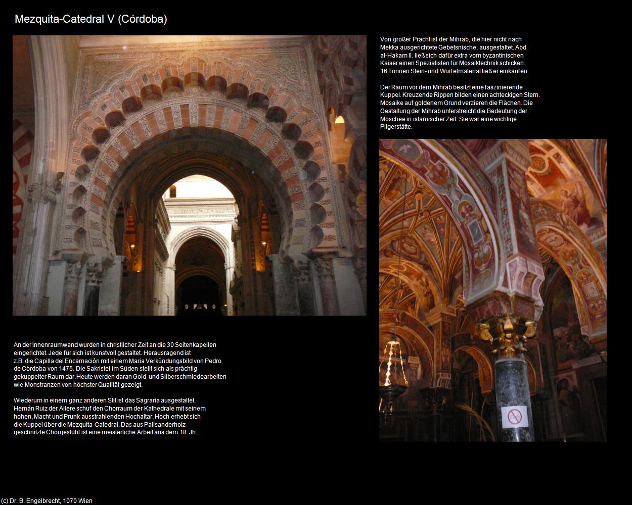 Mezquita-Catedral V (Córdoba) in Kulturatlas-SPANIEN-ANDALUSIEN