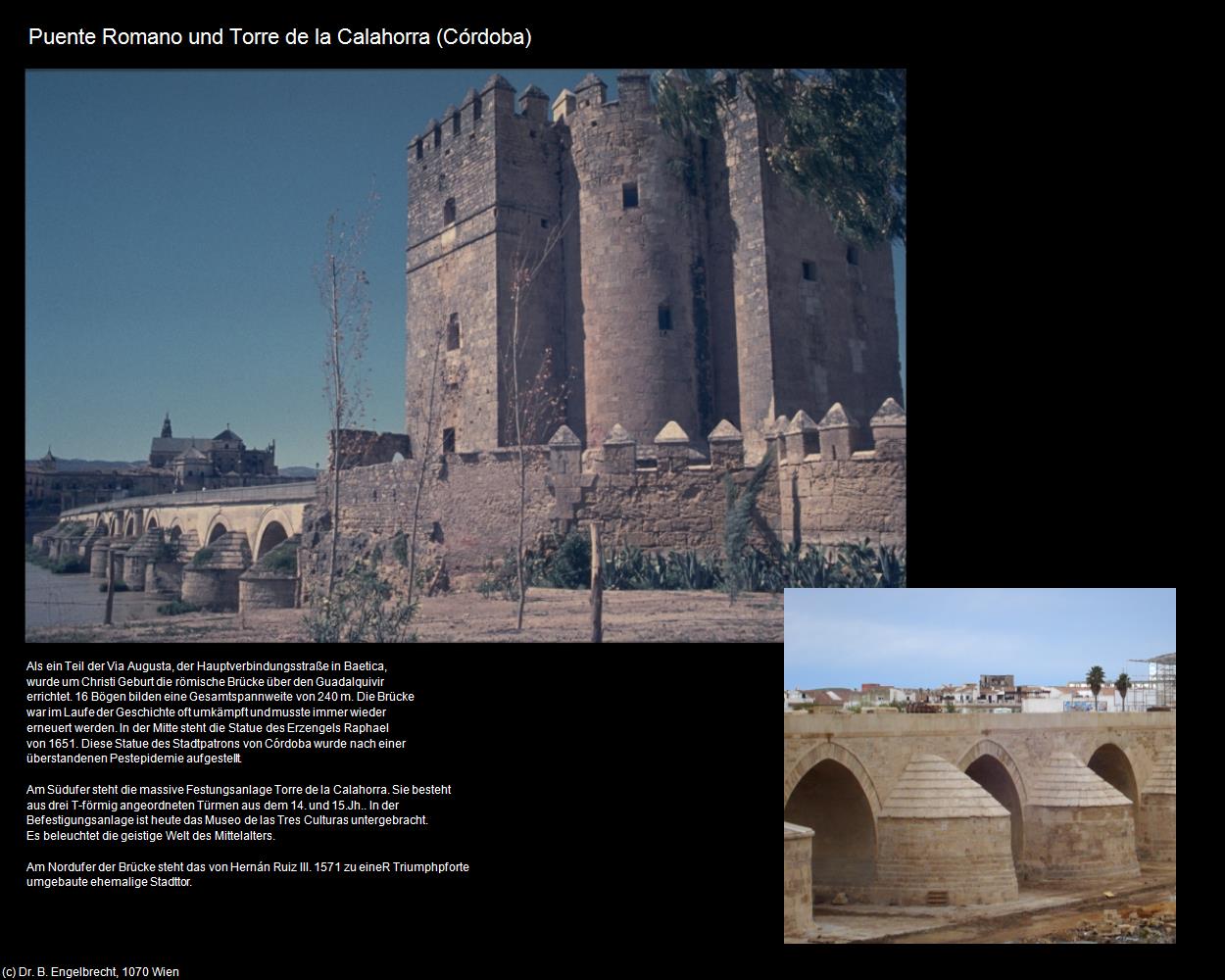 Puente Romano und Torre de la Calahorra (Córdoba) in Kulturatlas-SPANIEN-ANDALUSIEN