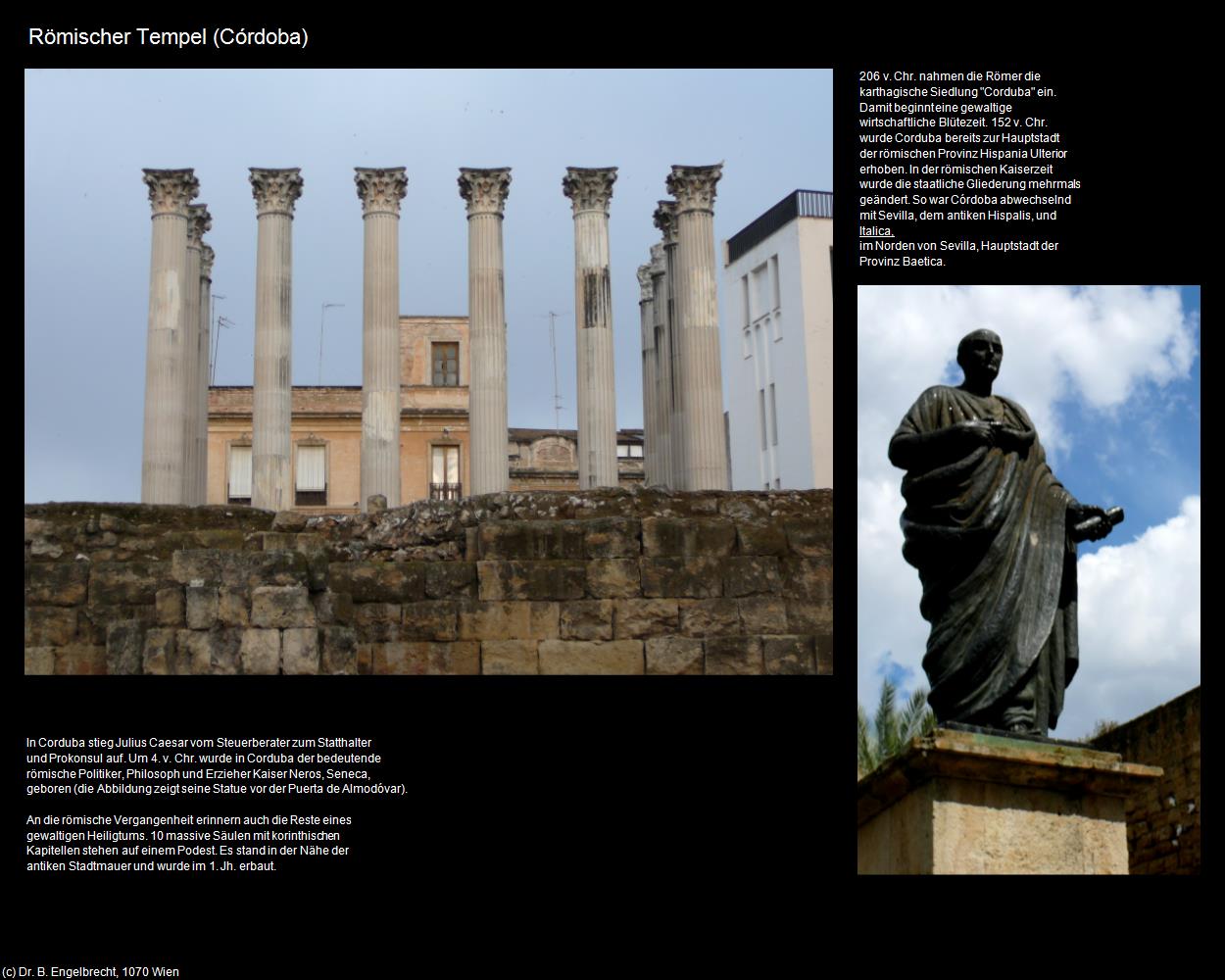 Römischer Tempel (Córdoba) in Kulturatlas-SPANIEN-ANDALUSIEN(c)B.Engelbrecht