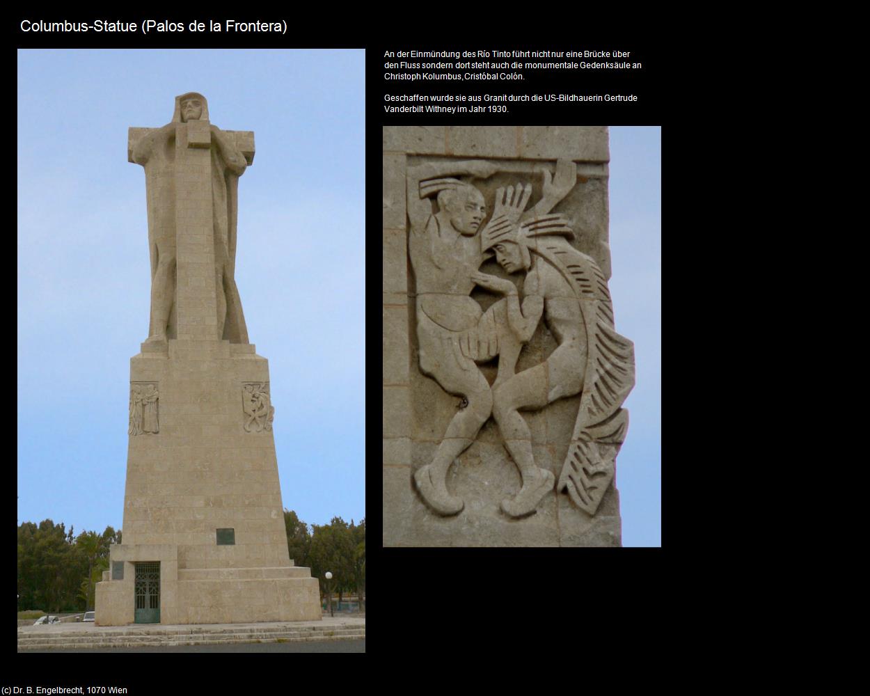 Columbus-Statue (Palos de la Frontera) in ANDALUSIEN