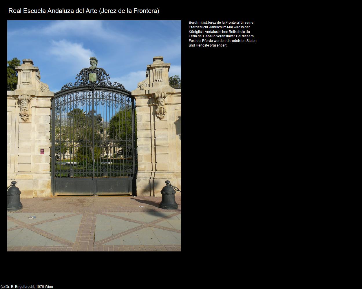 Real Escuela Andaluza del Arte (Jerez de la Frontera) in Kulturatlas-SPANIEN-ANDALUSIEN