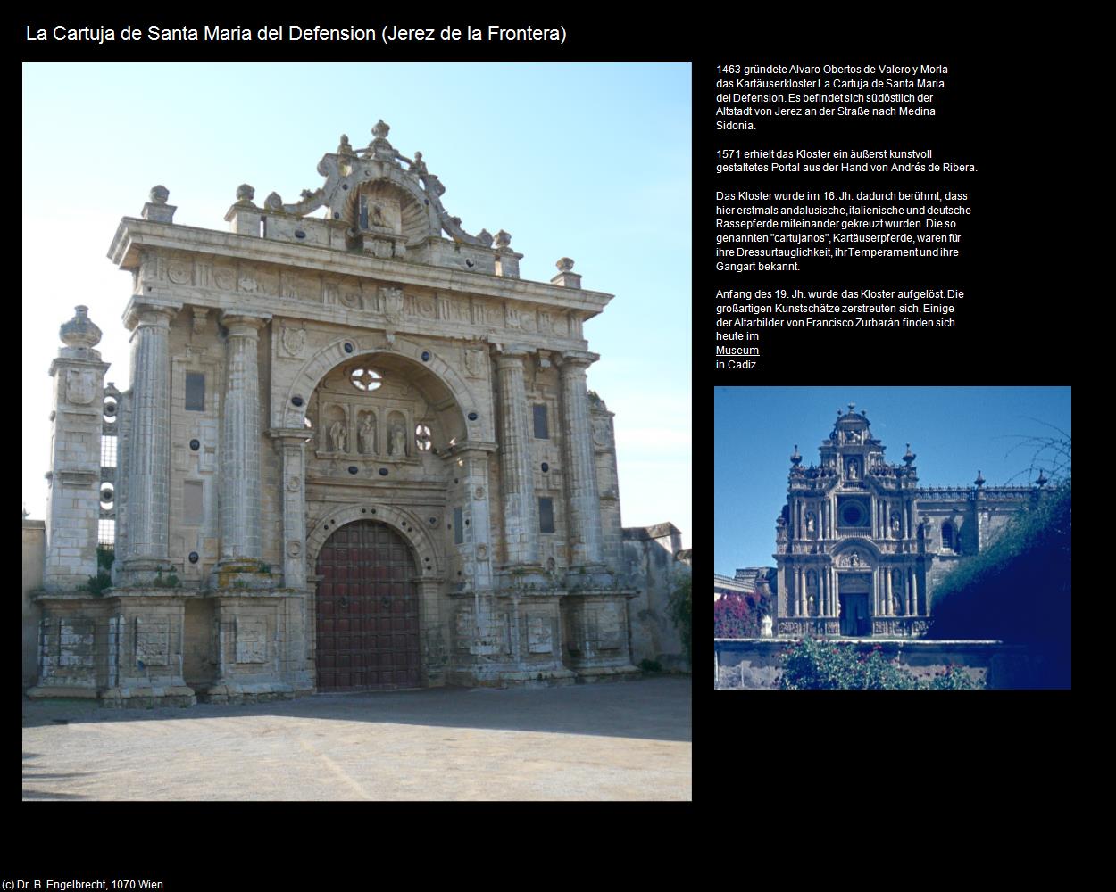 La Cartuja de Santa Maria del Defension (Jerez de la Frontera) in Kulturatlas-SPANIEN-ANDALUSIEN(c)B.Engelbrecht