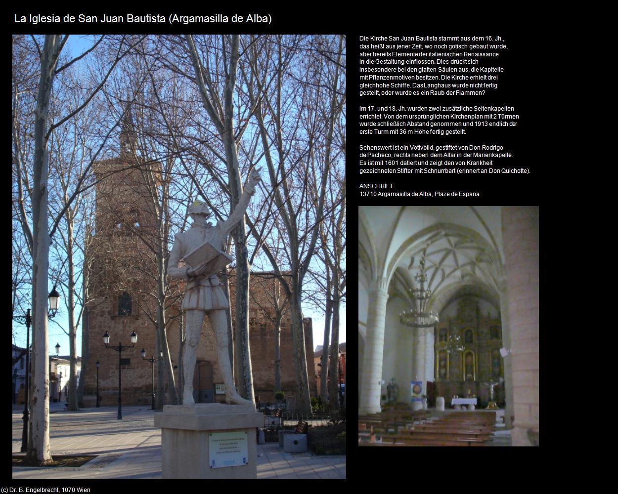 La iglesia de San Juan Bautista (Argamasilla de Alba) in KASTILIEN-LA MANCHA