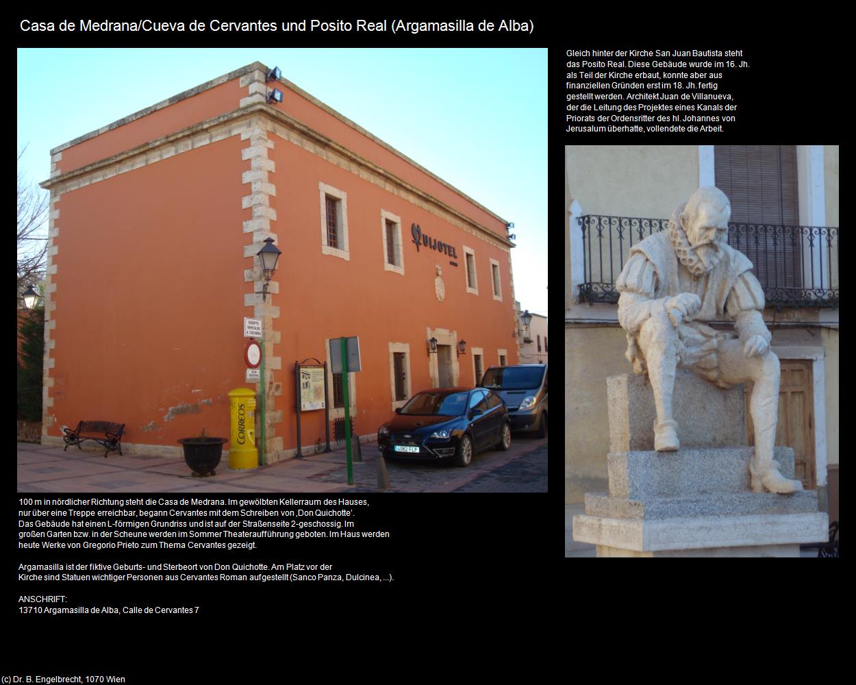 Casa de Medrana und Posito Real (Argamasilla de Alba) in KASTILIEN-LA MANCHA