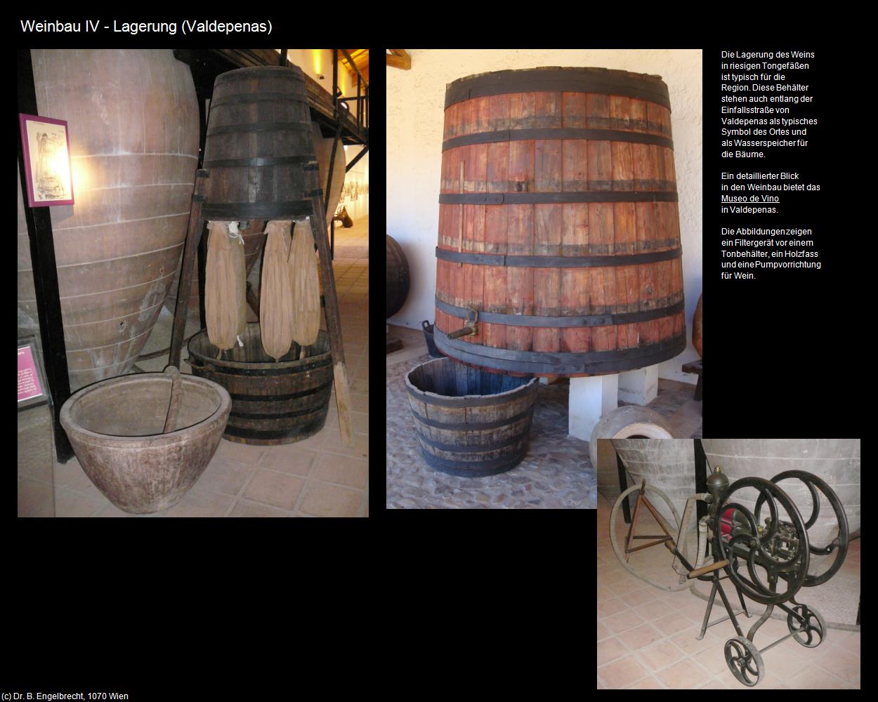 Weinbau IV - Lagerung (Valdepenas) in KASTILIEN-LA MANCHA(c)B.Engelbrecht