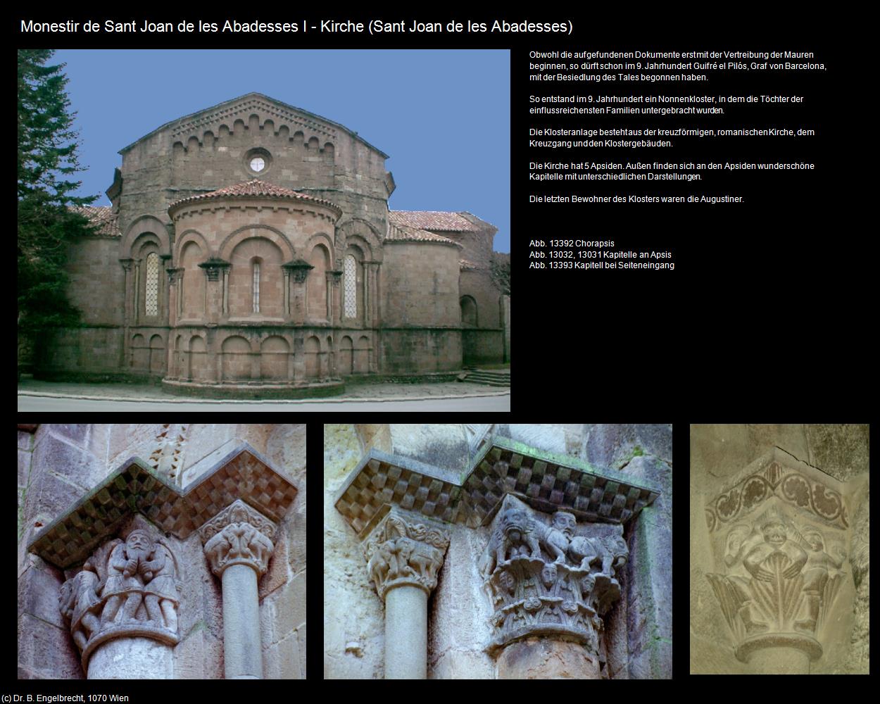 Monestir Sant Joan-Kirche (Sant Joan de les Abadesses) in KATALONIEN