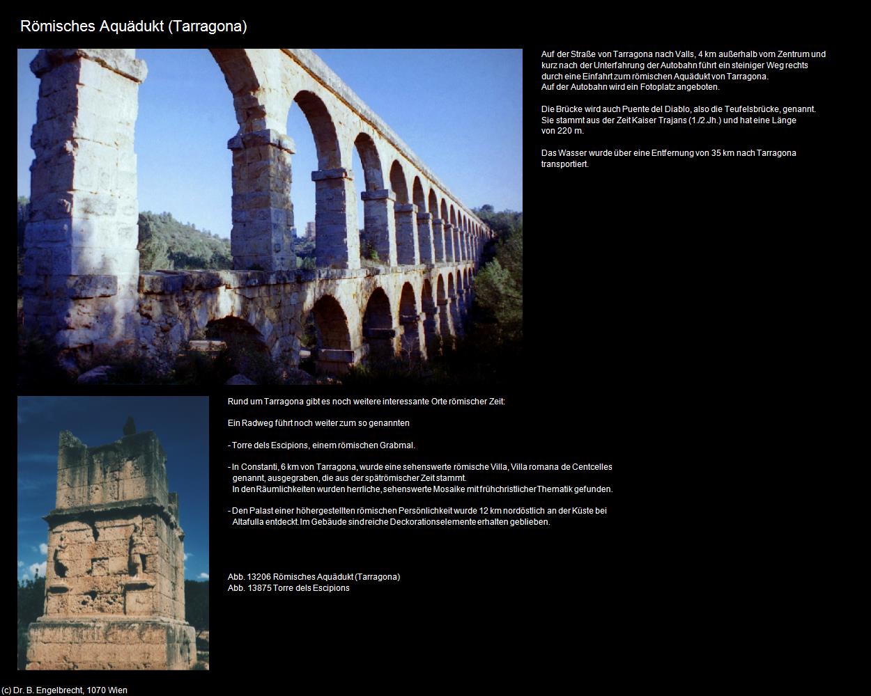 Römisches Aquädukt (Tarragona) in KATALONIEN