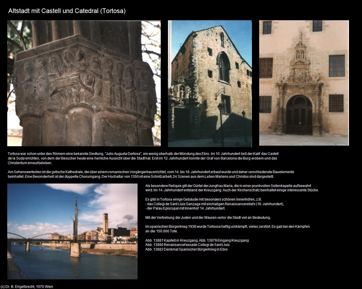 Altstadt mit Castell und Catedral (Tortosa) in KATALONIEN