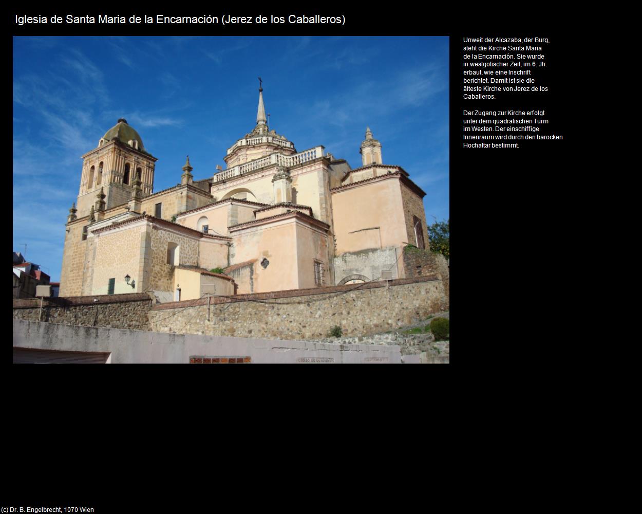 Iglesia de Santa Maria de la Encarnación  (Jerez de los Caballeros) in EXTREMADURA