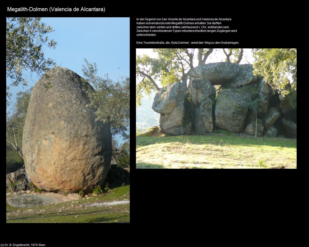 Megalith-Dolmen (Valencia de Alcantara) in EXTREMADURA