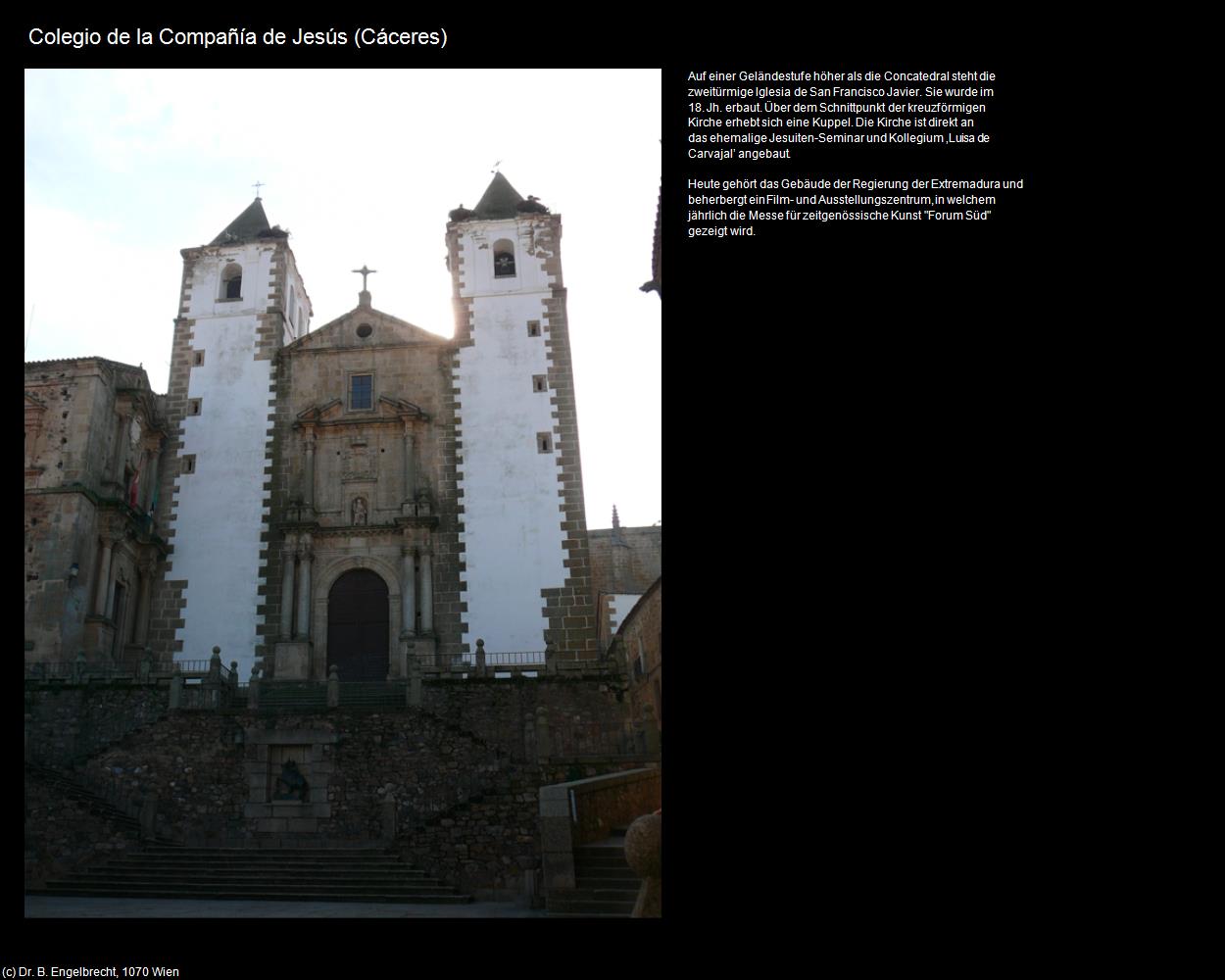 Colegio de la Compañía de Jesús (Cáceres) in EXTREMADURA