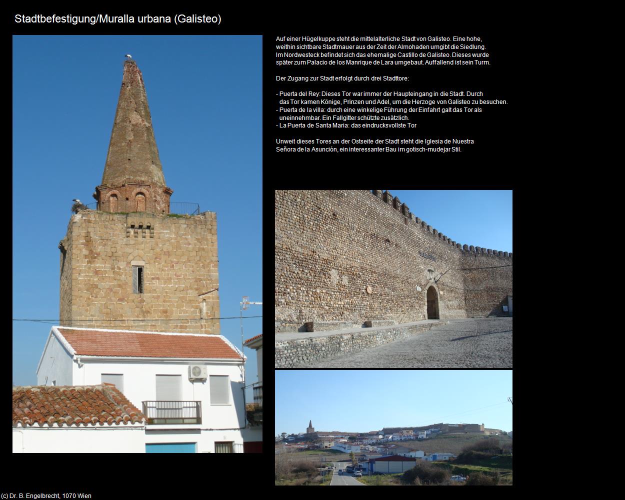 Stadtbefestigung (Galisteo) in EXTREMADURA