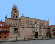 Plaza Mayor mit Colegiata de San Antolin (Medina del Campo (ESP-CL))