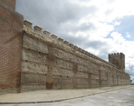 Stadtmauer mit Puerta de Cantalpiedra (Madrigal de las Altas Torres (ESP-CL))