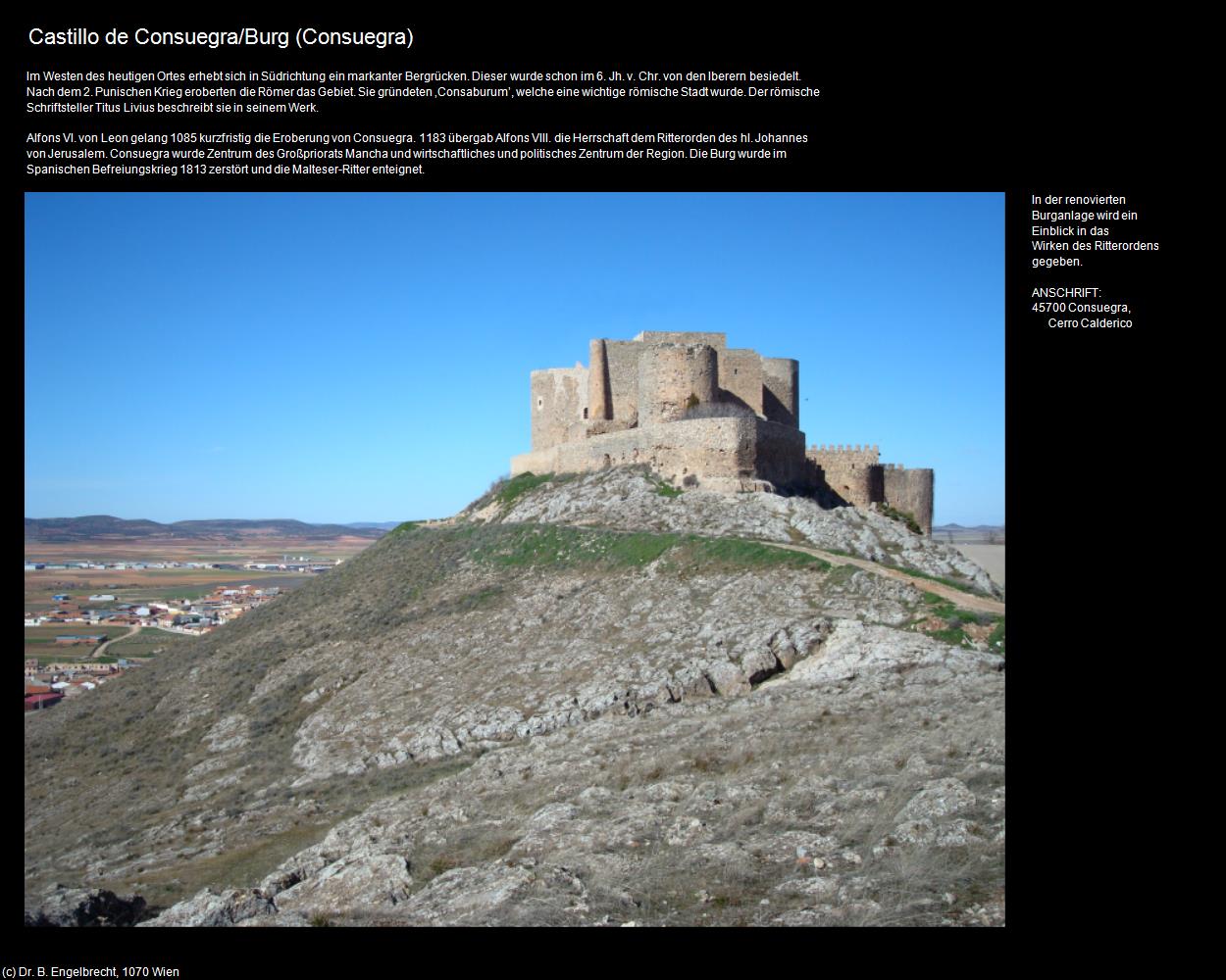 Castillo  de Consuegra (Consuegra (ESP-CM)) in Kulturatlas-SPANIEN-MITTE