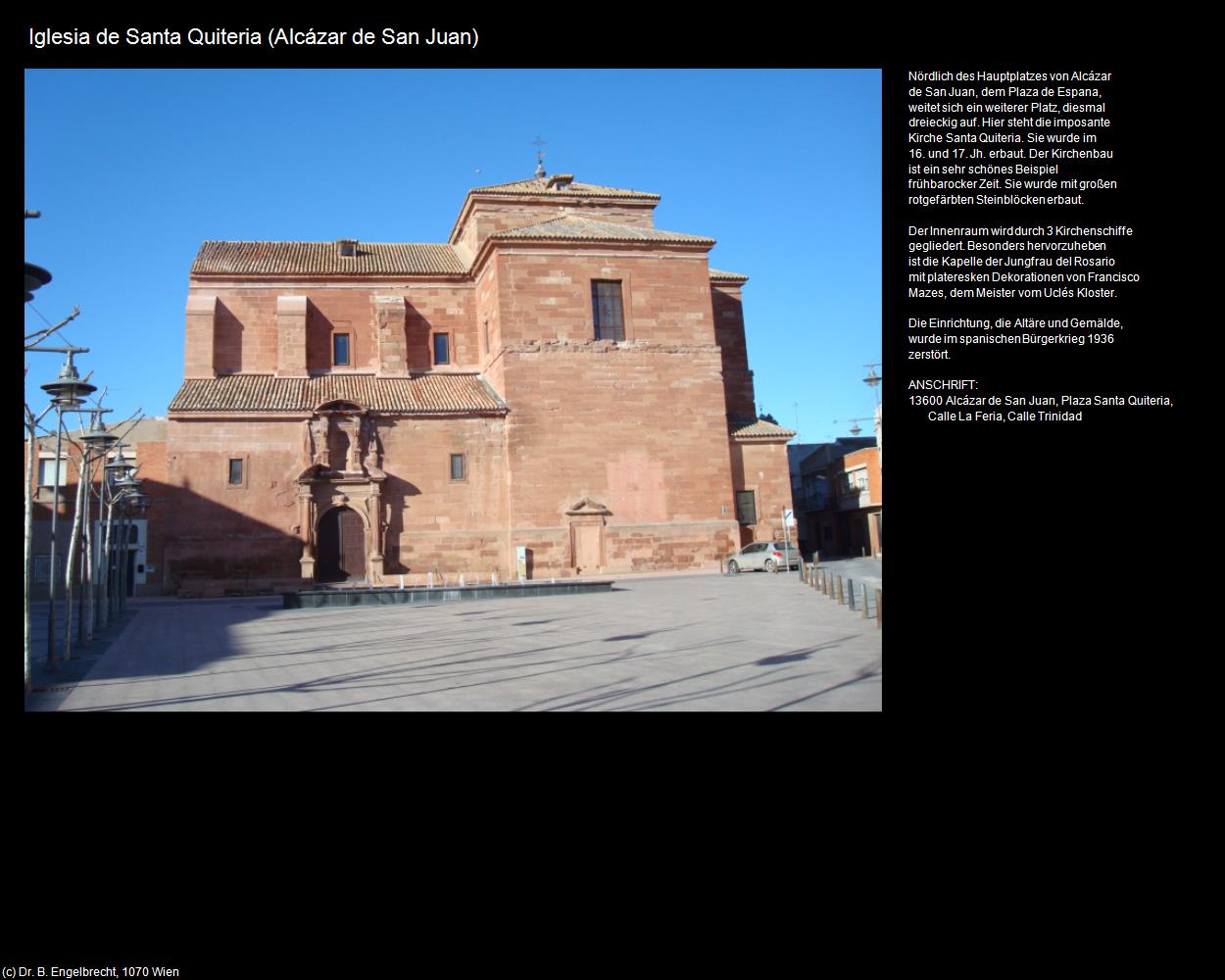 Iglesia de Santa Quiteria (Alcázar de San Juan (ESP-CM)) in Kulturatlas-SPANIEN-MITTE