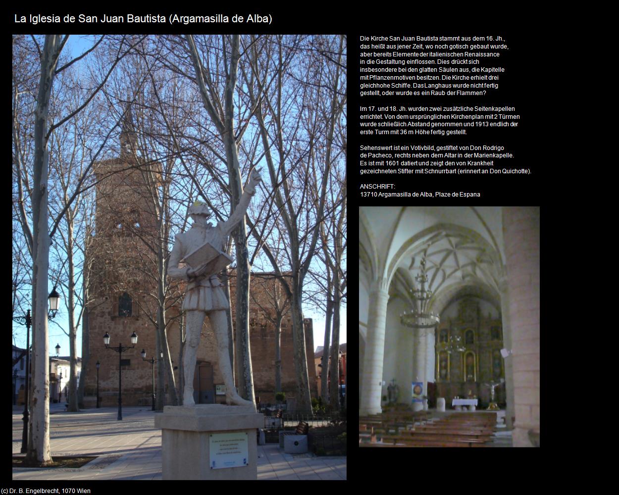 La iglesia de San Juan Bautista (Argamasilla de Alba (ESP-CM)) in Kulturatlas-SPANIEN-MITTE