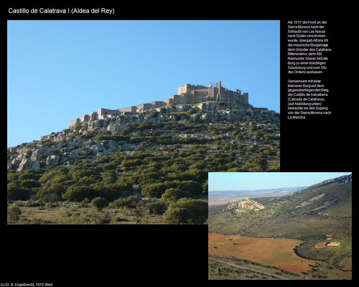 Castillo de Calatrava I (Aldea del Rey (ESP-CM)) in Kulturatlas-SPANIEN-MITTE