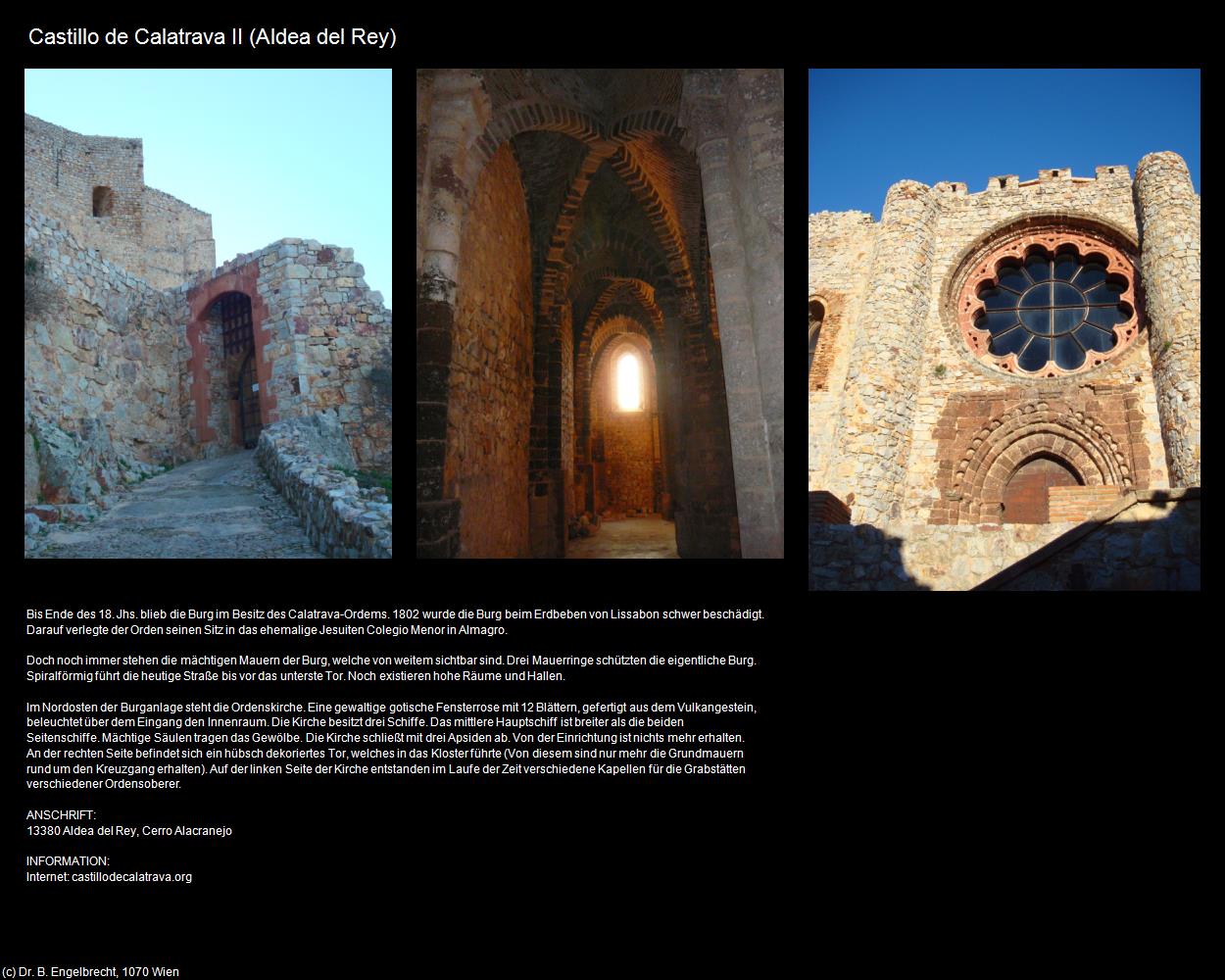 Castillo de Calatrava II (Aldea del Rey (ESP-CM)) in Kulturatlas-SPANIEN-MITTE