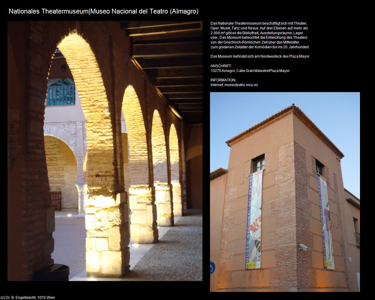 Nationales Theatermuseum (Almagro (ESP-CM)) in Kulturatlas-SPANIEN-MITTE