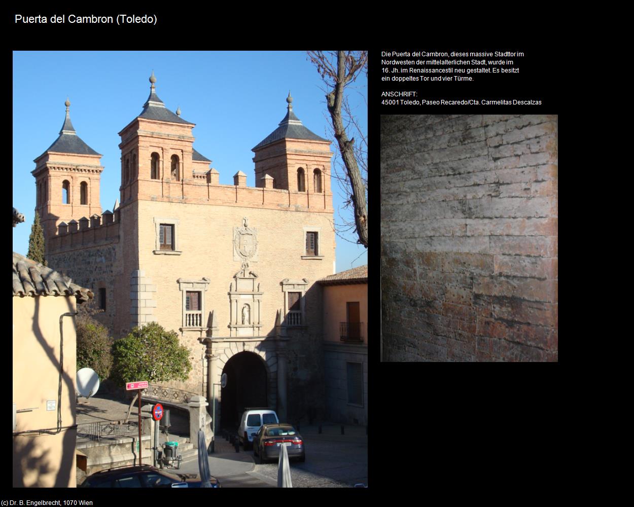 Puerta del Cambron (Toledo (ESP-CM) ) in Kulturatlas-SPANIEN-MITTE