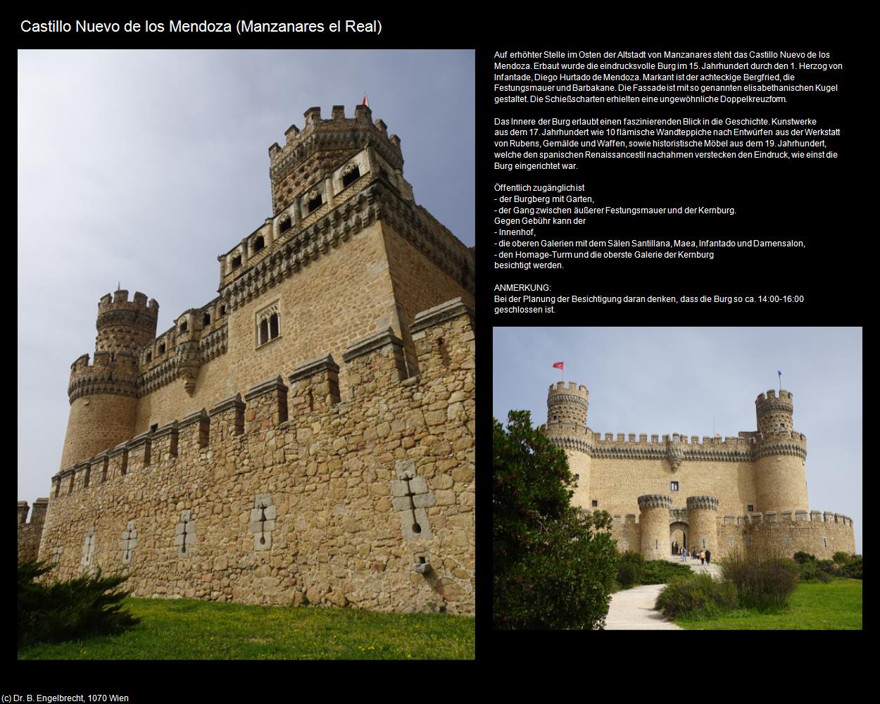 Castillo Nuevo de los Mendoza (Manzanares el Real (ESP-MA)) in Kulturatlas-SPANIEN-MITTE