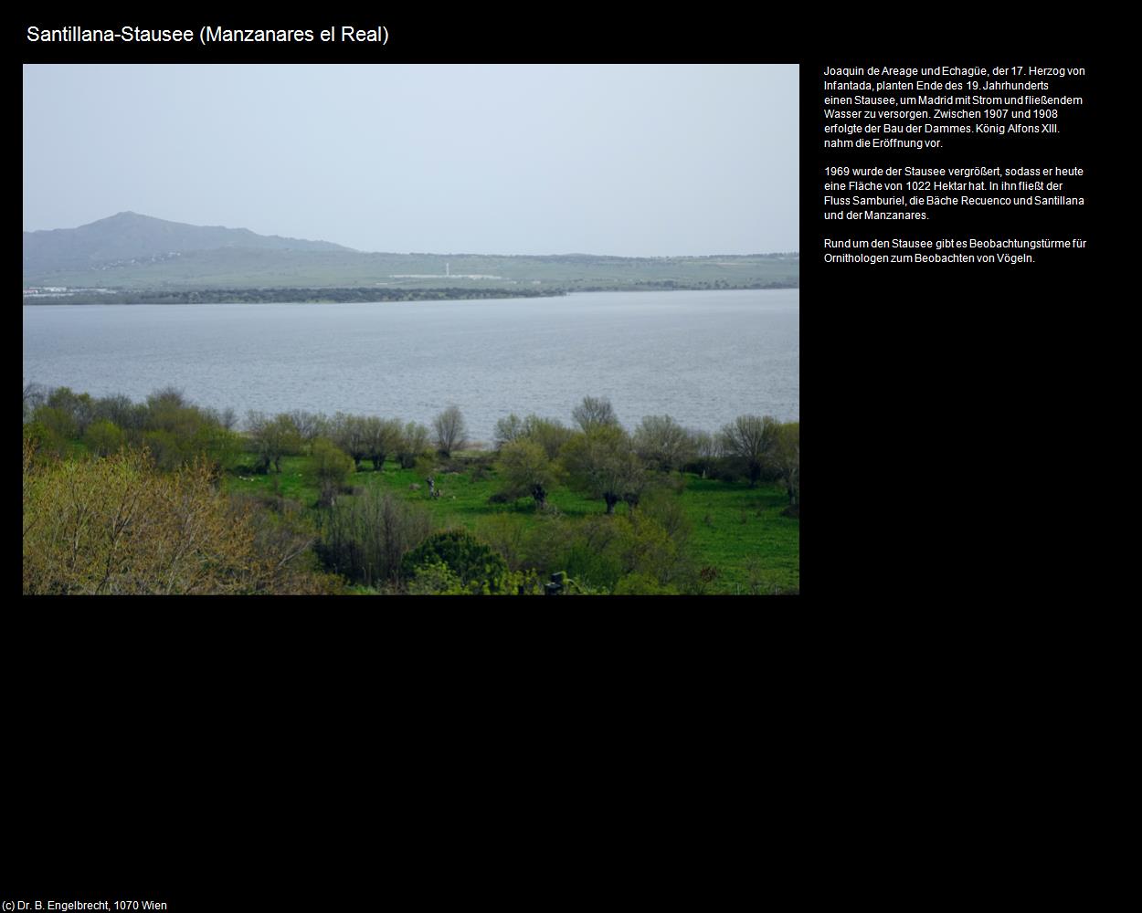 Santillana-Stausee (Manzanares el Real (ESP-MA)) in Kulturatlas-SPANIEN-MITTE