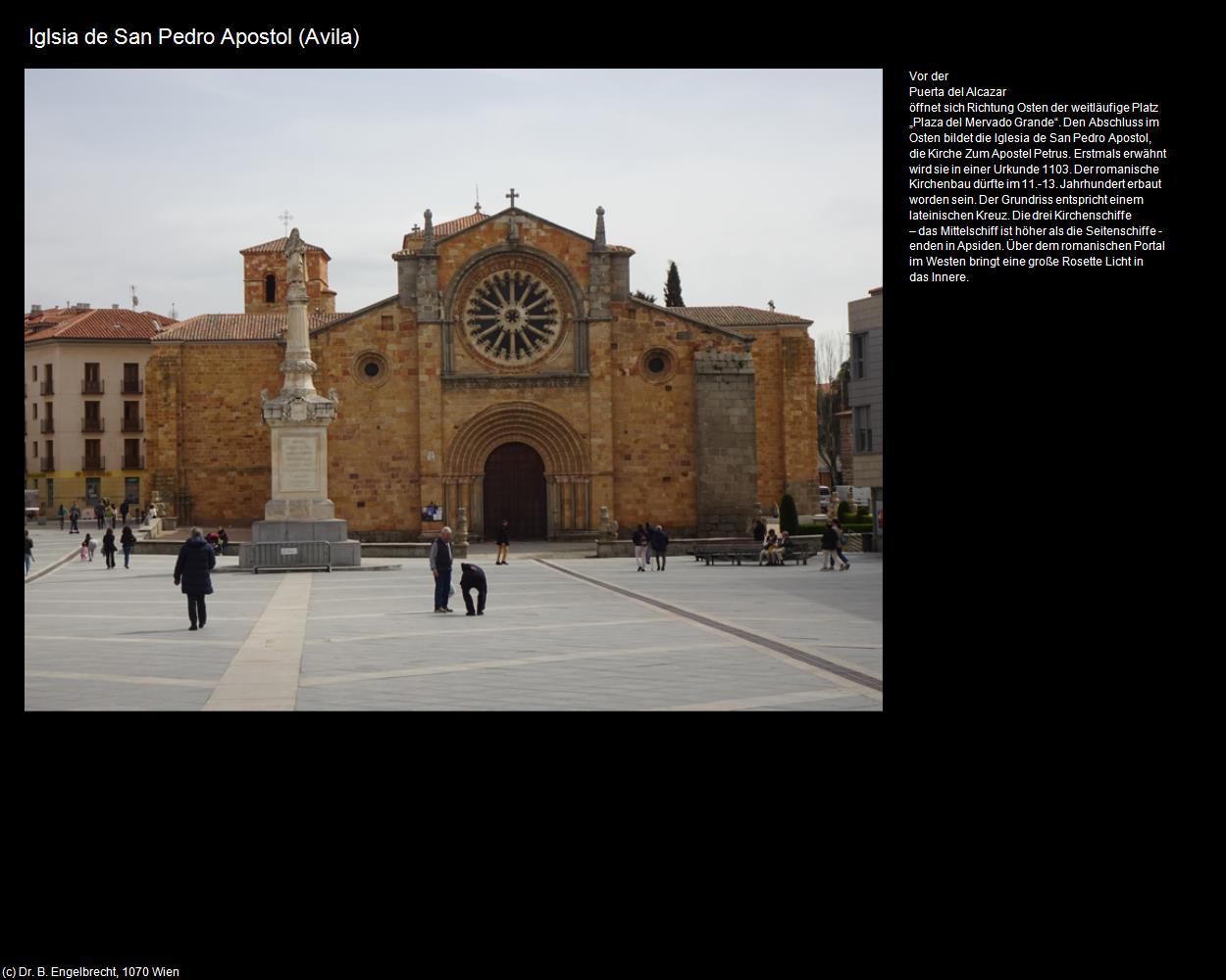 Iglsia de San Pedro Apostol (Avila (ESP-CL)) in Kulturatlas-SPANIEN-MITTE