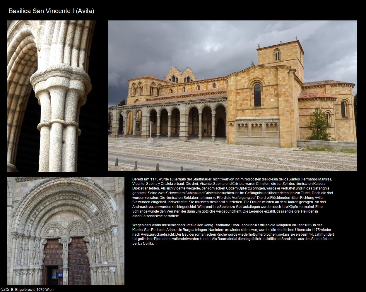 Basilica San Vincente I (Avila (ESP-CL)) in Kulturatlas-SPANIEN-MITTE