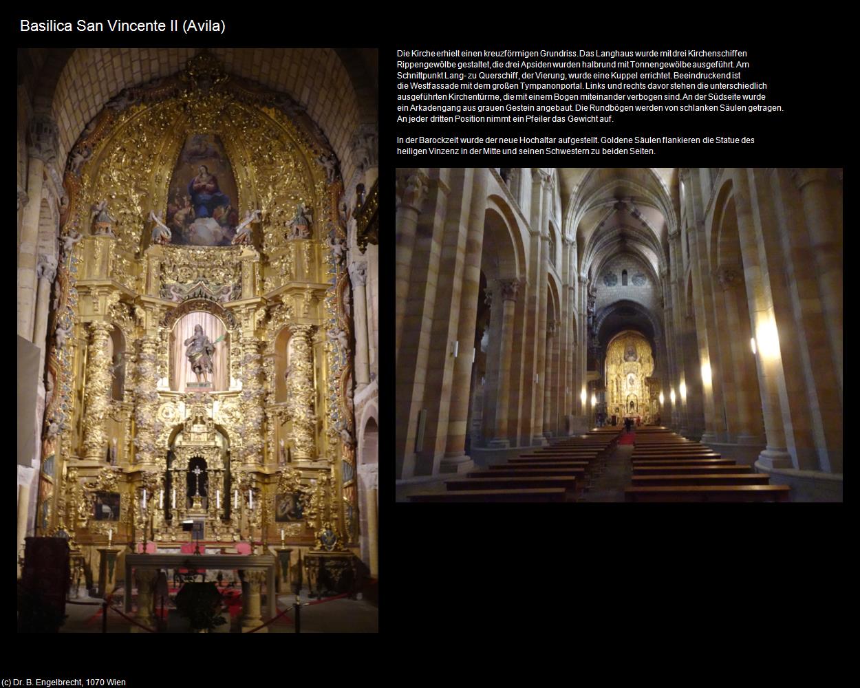 Basilica San Vincente II (Avila (ESP-CL)) in Kulturatlas-SPANIEN-MITTE