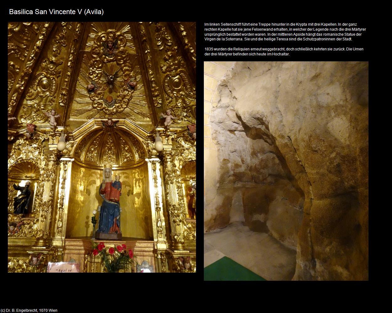 Basilica San Vincente V (Avila (ESP-CL)) in Kulturatlas-SPANIEN-MITTE