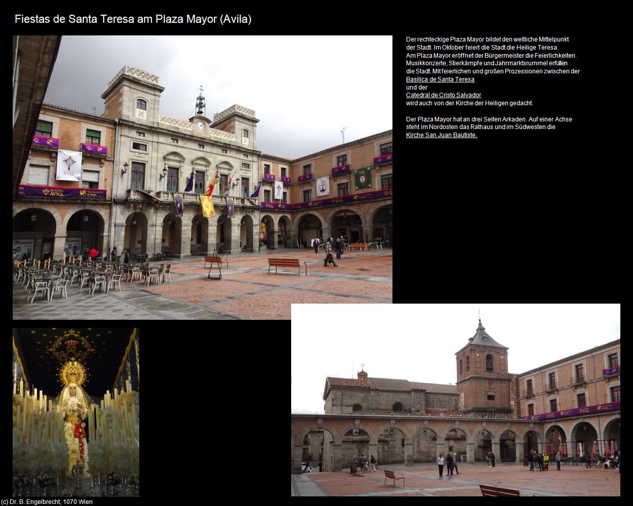 Fiestas de Santa Teresa am Plaza Mayor (Avila (ESP-CL)) in Kulturatlas-SPANIEN-MITTE(c)B.Engelbrecht