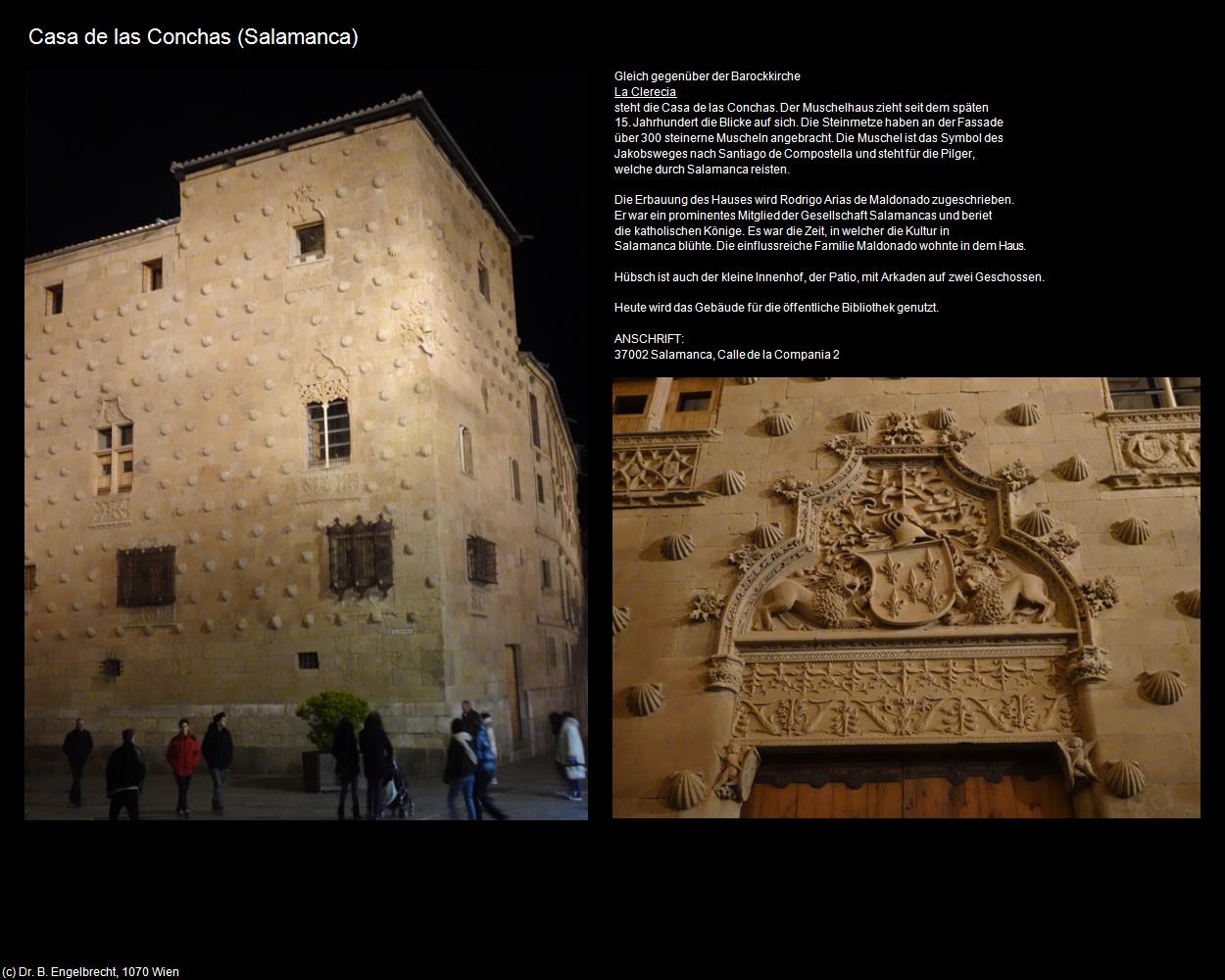 Casa de las Conchas (Salamanca (ESP-CL)) in Kulturatlas-SPANIEN-MITTE(c)B.Engelbrecht