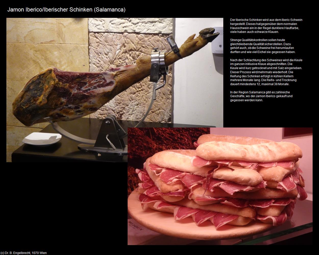 Jamon Iberico/Iberischer Schinken (Salamanca (ESP-CL)) in Kulturatlas-SPANIEN-MITTE