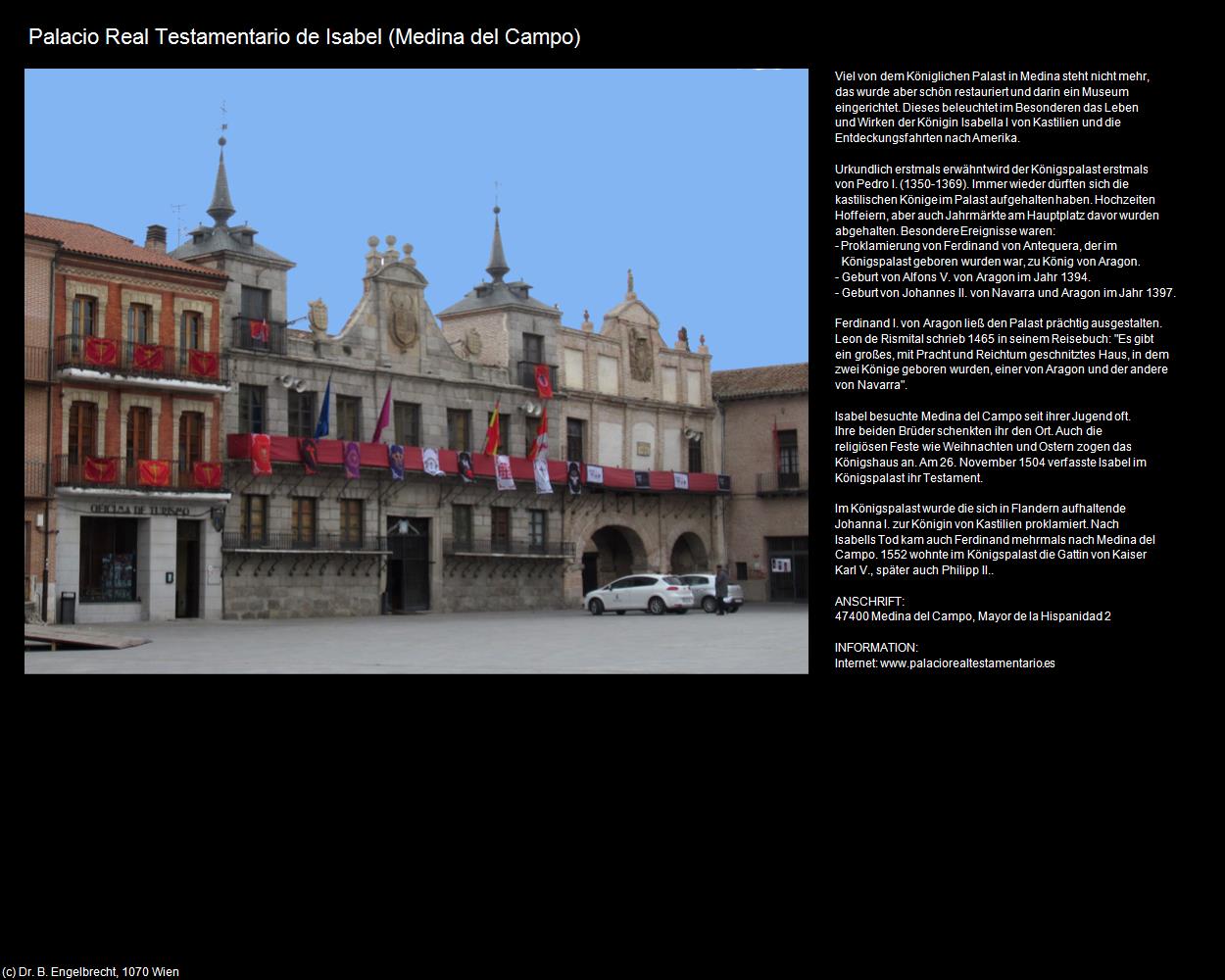 Palacio Real Testamentario de Isabel (Medina del Campo (ESP-CL)) in Kulturatlas-SPANIEN-MITTE