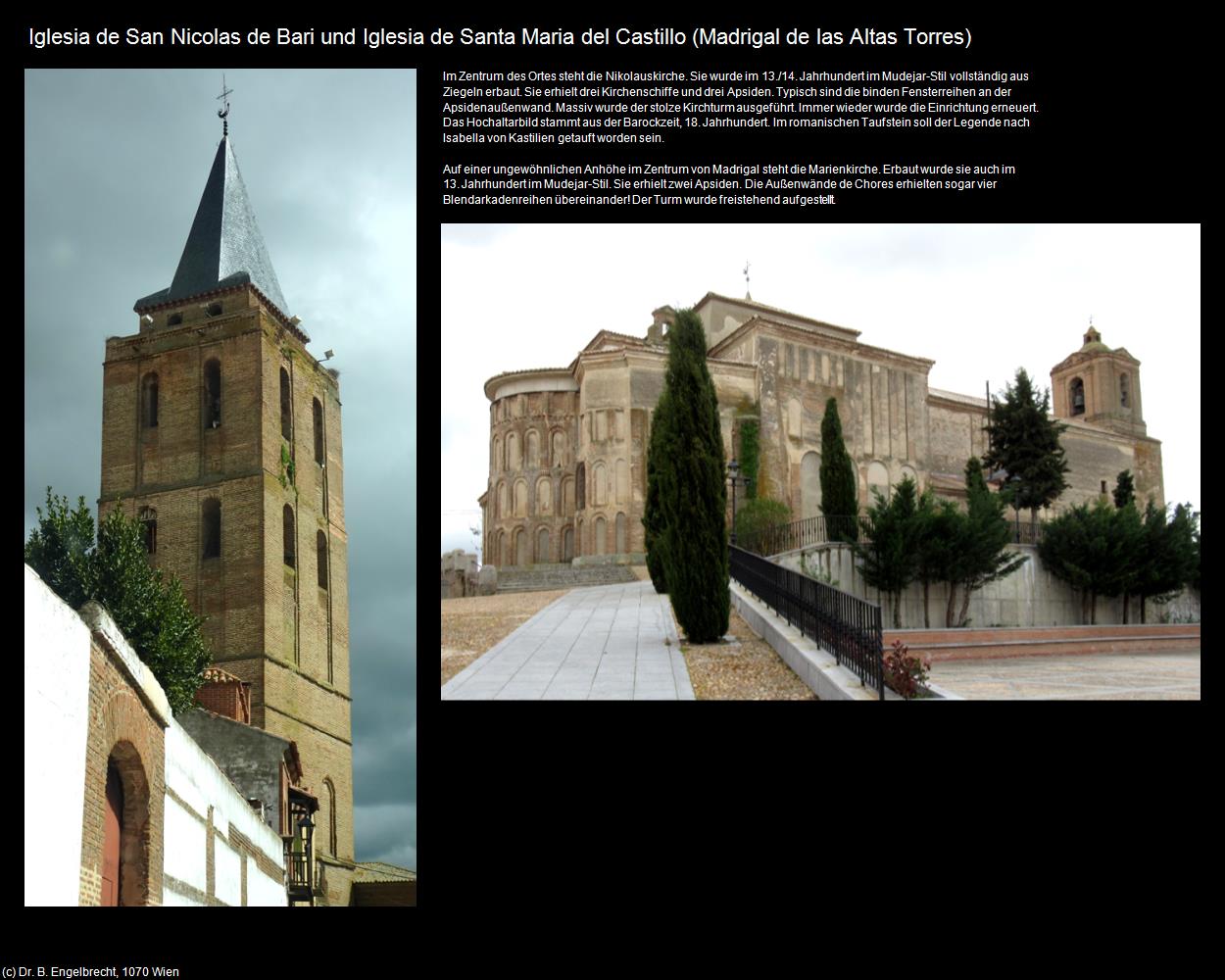 Iglesia de San Nicolas de Bari u. Santa Maria del Castillo (Madrigal de las Altas Torres (ESP-CL)) in Kulturatlas-SPANIEN-MITTE