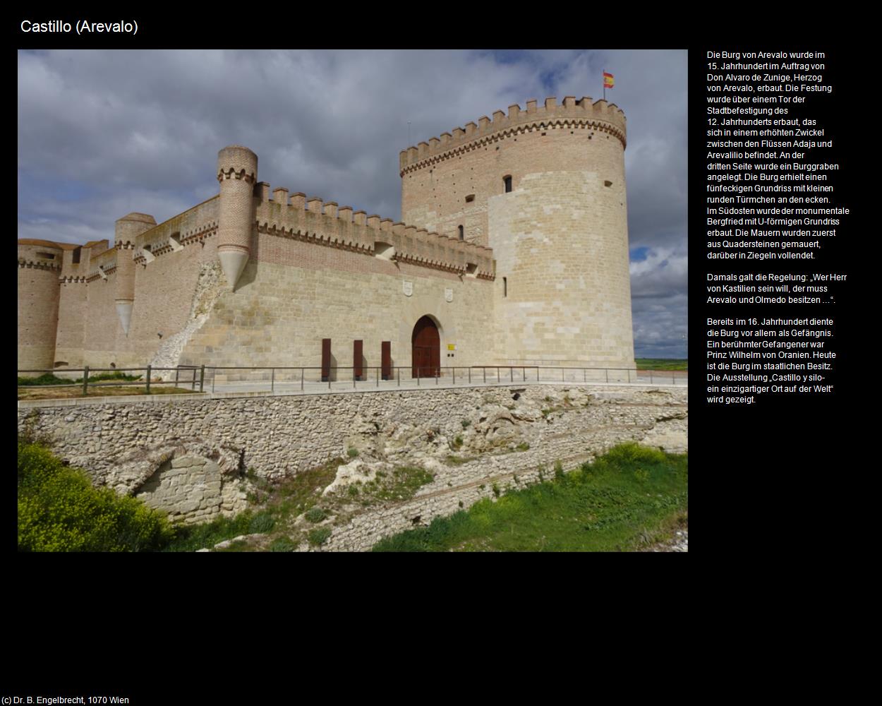 Castillo Arevalo (Arevalo (ESP-CL)) in Kulturatlas-SPANIEN-MITTE