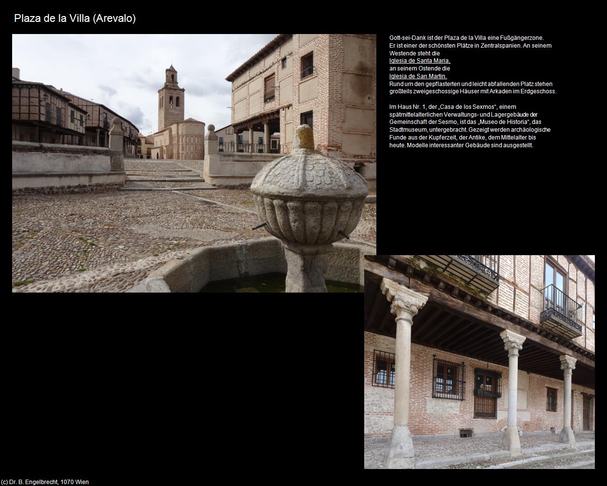 Plaza de la Villa (Arevalo (ESP-CL)) in Kulturatlas-SPANIEN-MITTE(c)B.Engelbrecht