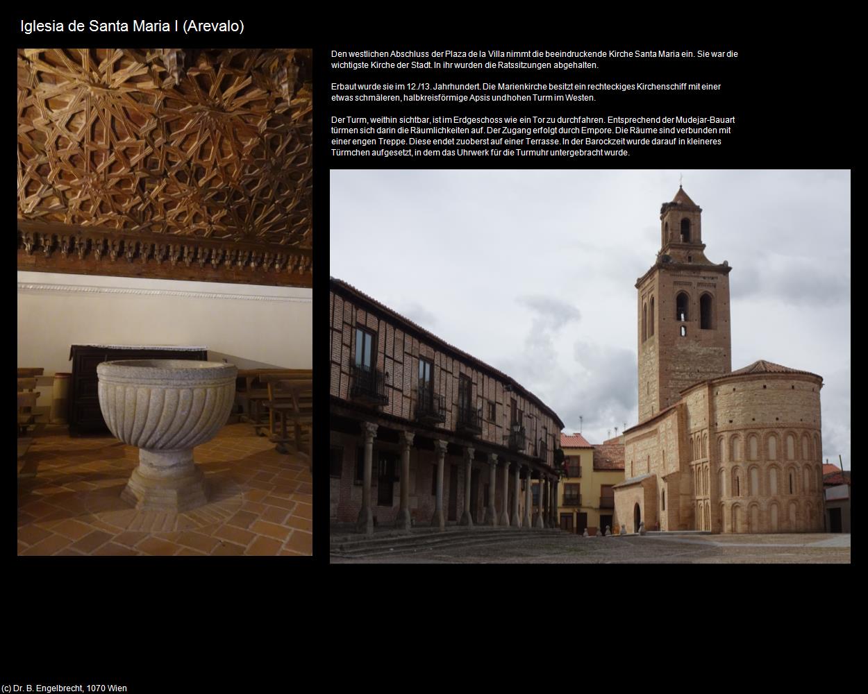 Iglesia de Santa Maria I (Arevalo (ESP-CL)) in Kulturatlas-SPANIEN-MITTE