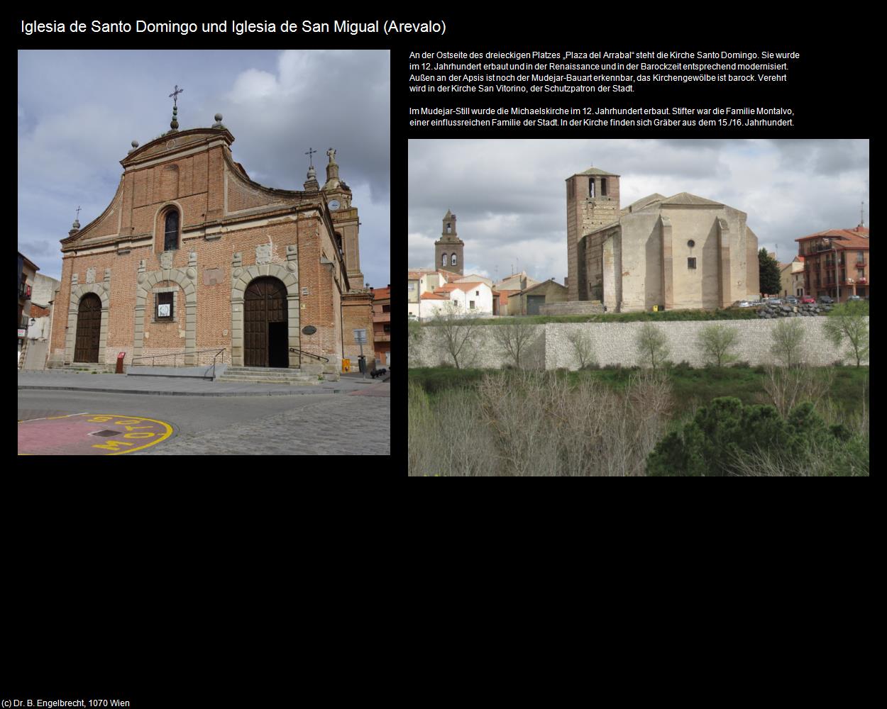 Iglesia de Santo Domingo und Iglesia de San Migual (Arevalo (ESP-CL)) in Kulturatlas-SPANIEN-MITTE