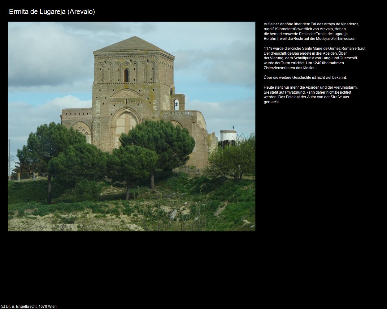 Ermita de Lugareja (Arevalo (ESP-CL)) in Kulturatlas-SPANIEN-MITTE