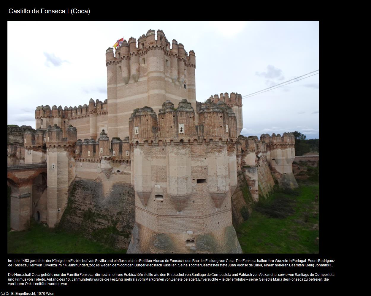 Castillo de Fonseca I (Coca (ESP-CL)) in Kulturatlas-SPANIEN-MITTE