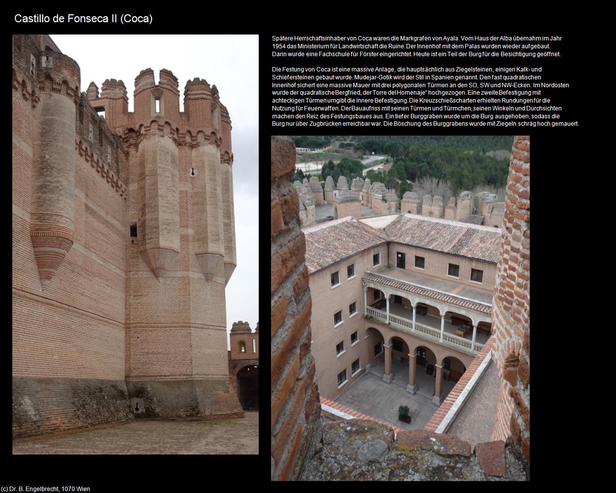 Castillo de Fonseca II (Coca (ESP-CL)) in Kulturatlas-SPANIEN-MITTE