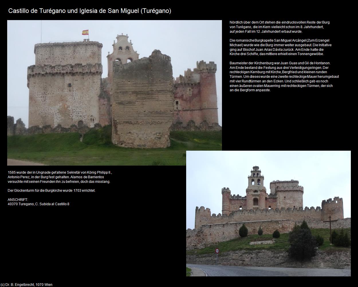 Castillo de Turégano und Iglesia de San Miguel (Turégano (ESP-CL)) in Kulturatlas-SPANIEN-MITTE